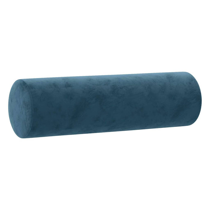 Set de canapele cu perne, 3 piese, albastru, catifea WALTI