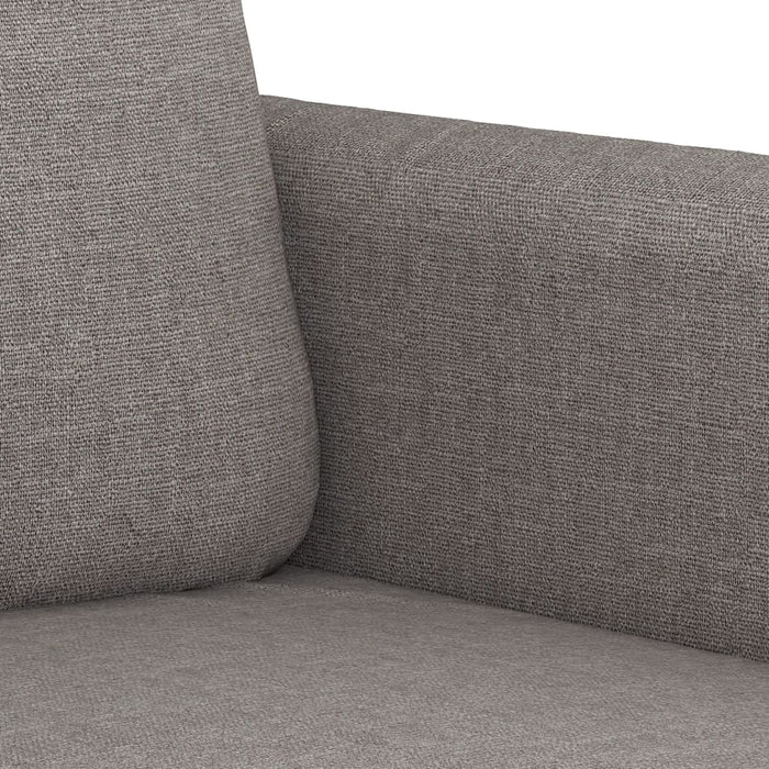 Set de canapea cu perne, 3 piese, gri taupe, material textil - WALTI WALTI