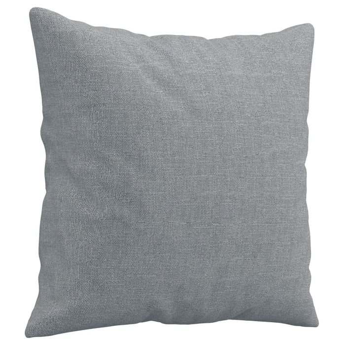 Set de canapele cu perne, 4 piese, gri deschis, material textil - WALTI WALTI