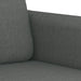 Set de canapele cu perne, 4 piese, gri închis, material textil - WALTI WALTI