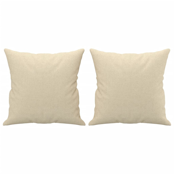 Set de canapele cu perne, 4 piese, crem, microfibră - WALTI WALTI
