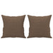 Set de canapele cu perne, 4 piese, maro, textil - WALTI WALTI