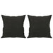 Set de canapele cu perne, 4 piese, negru, material textil - WALTI WALTI