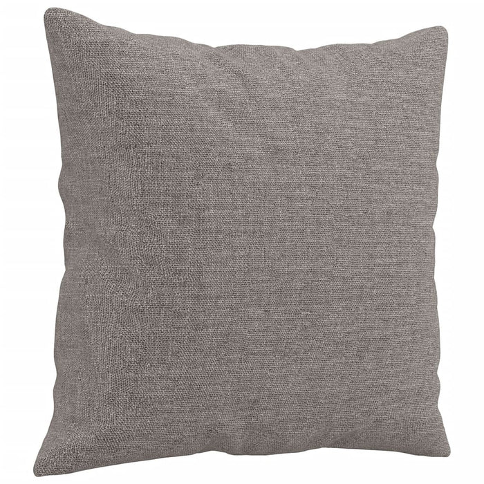 Set de canapele cu perne, 4 piese, gri taupe, textil - WALTI WALTI