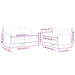 Set de canapele cu perne, 2 piese, crem, textil - WALTI WALTI
