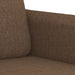 Set de canapele cu perne, 2 piese, maro, textil - WALTI WALTI