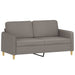 Set de canapea cu perne, 3 piese, gri taupe, material textil - WALTI WALTI