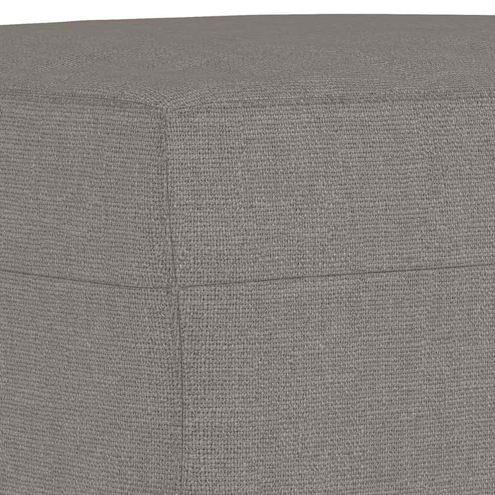 Set de canapea cu perne, 3 piese, gri taupe, material textil - WALTI WALTI