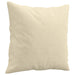 Set de canapele cu perne, 2 piese, crem, material textil - WALTI WALTI