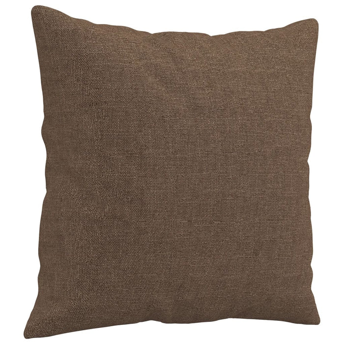 Set de canapele cu perne, 2 piese, maro, textil - WALTI WALTI