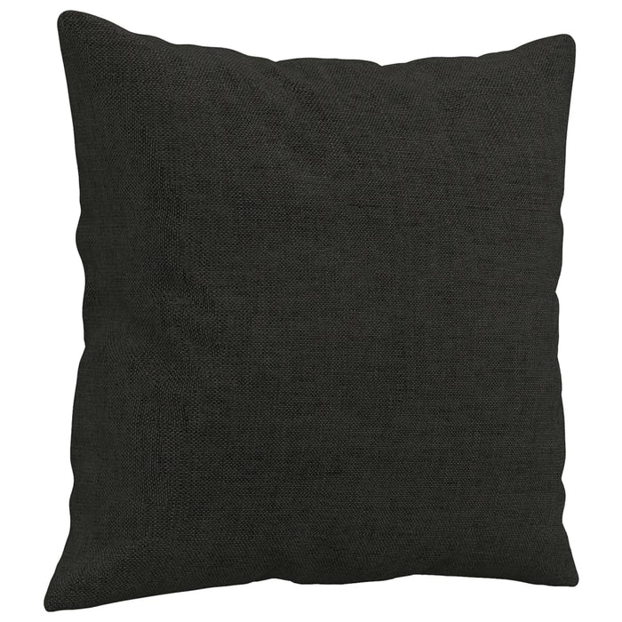 Set de canapele cu perne, 2 piese, negru, material textil - WALTI WALTI