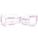 Set de canapele cu perne, 2 piese, negru, material textil - WALTI WALTI