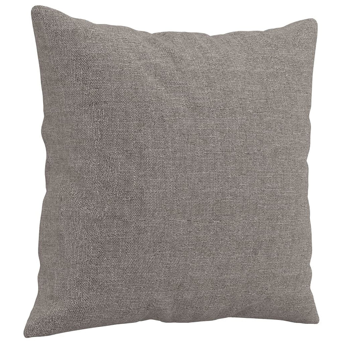 Set de canapele cu perne, 2 piese, gri taupe, textil - WALTI WALTI
