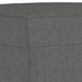 Set de canapele cu perne, 3 piese, gri închis, textil - WALTI WALTI