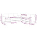 Set de canapele cu perne, 2 piese, maro, textil - WALTI WALTI
