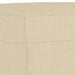 Set de canapele cu perne, 3 piese, crem, textil - WALTI WALTI