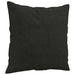 Set de canapele cu perne, 2 piese, negru, material textil - WALTI WALTI