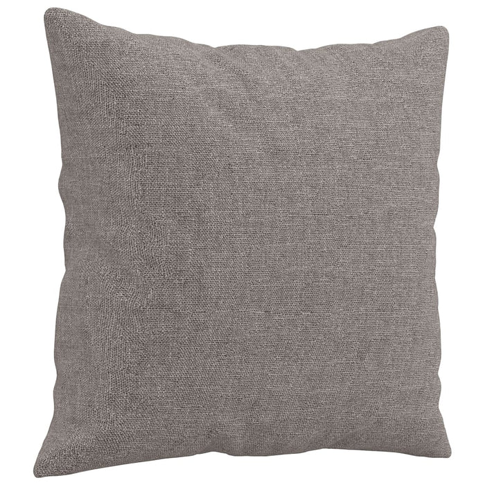 Set de canapele cu perne, 2 piese, gri taupe, textil - WALTI WALTI