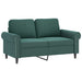 Set de canapele cu perne, 4 piese, verde închis, catifea - WALTI WALTI