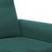 Set de canapele cu perne, 4 piese, verde închis, catifea - WALTI WALTI