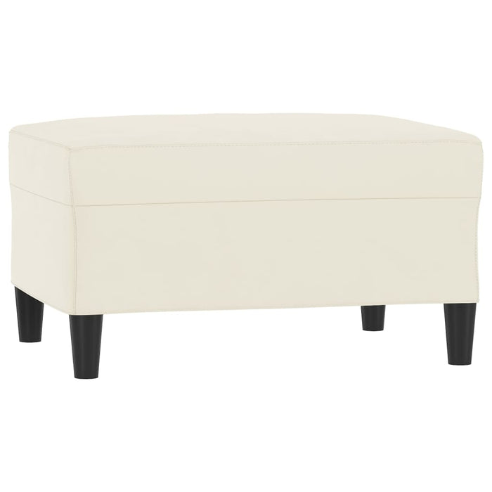 Set de canapele cu perne, 4 piese, crem, catifea WALTI