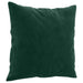Set canapea cu perne, 3 piese, verde închis, catifea - WALTI WALTI