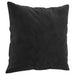 Set de canapele cu perne, 3 piese, negru, catifea - WALTI WALTI