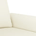 Set de canapele cu perne, 3 piese, crem, catifea - WALTI WALTI