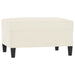 Set de canapele cu perne, 4 piese, crem, catifea - WALTI WALTI