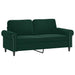 Set de canapele cu perne, 2 piese, verde închis, catifea - WALTI WALTI