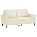 Set de canapele cu perne, 2 piese, crem, catifea - WALTI WALTI