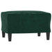 Set de canapele cu perne, 3 piese, verde închis, catifea - WALTI WALTI