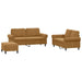 Set de canapele cu perne, 3 piese, maro, catifea - WALTI WALTI