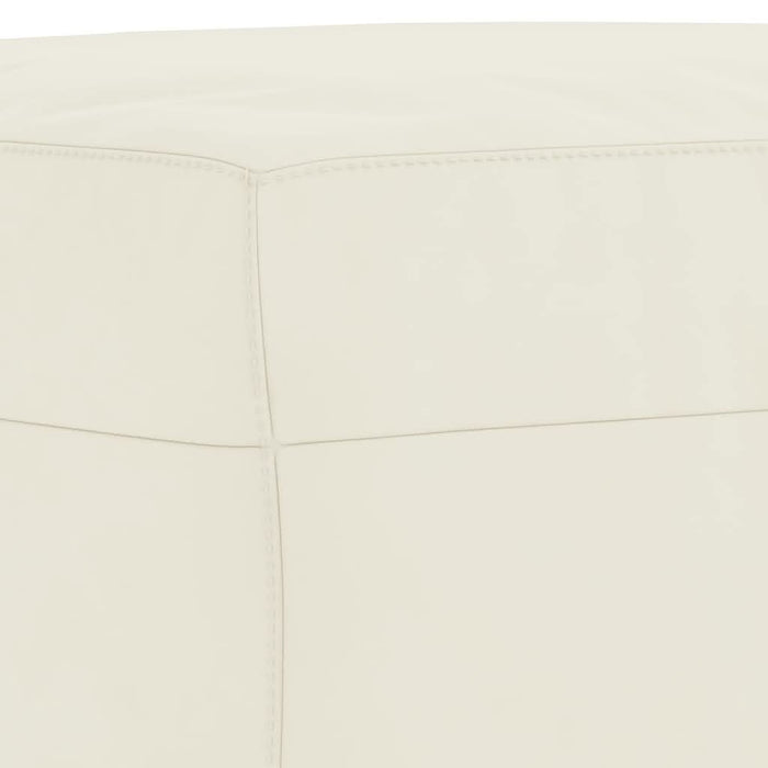 Set de canapele cu perne, 3 piese, crem, catifea - WALTI WALTI