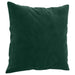 Set canapea cu perne, 2 piese, verde închis, catifea - WALTI WALTI