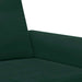 Set canapea cu perne, 2 piese, verde închis, catifea - WALTI WALTI