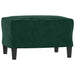 Set canapea cu perne, 3 piese, verde închis, catifea - WALTI WALTI
