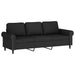 Set canapea cu perne, 2 piese, roz, catifea - WALTI WALTI