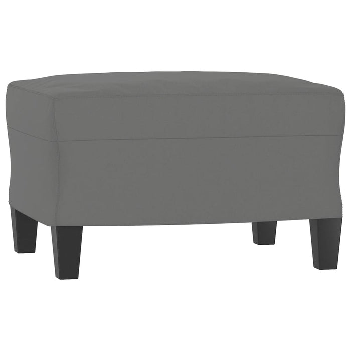 Set de canapele cu perne, 4 piese, gri închis, microfibră - WALTI WALTI