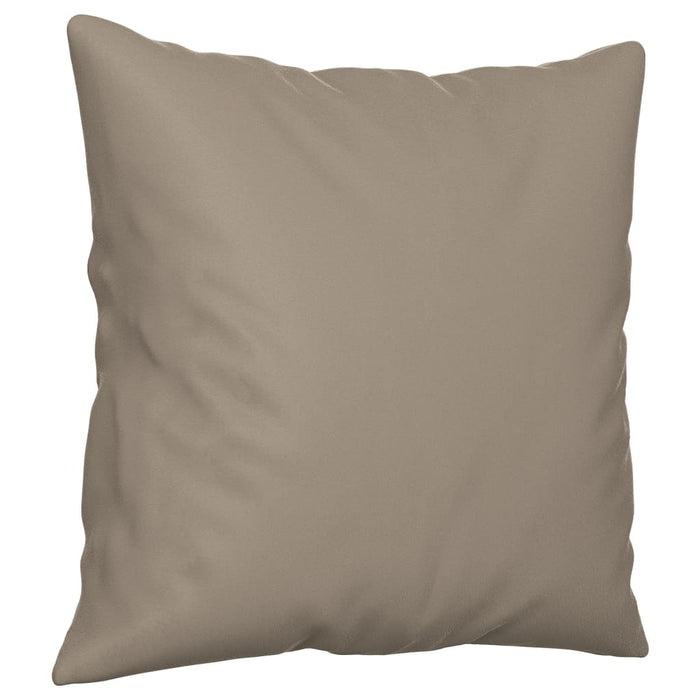 Set de canapele cu perne, 3 piese, gri taupe, microfibră - WALTI WALTI