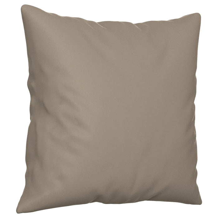 Set de canapele cu perne, 4 piese, gri taupe, microfibră - WALTI WALTI