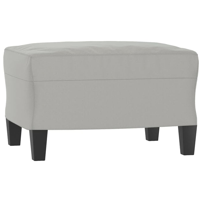 Set de canapele cu perne, 4 piese, gri deschis, microfibră - WALTI WALTI