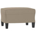Set de canapele cu perne, 3 piese, gri taupe, microfibră - WALTI WALTI