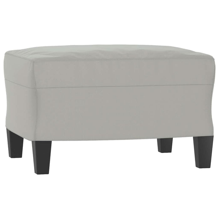 Set de canapele cu perne, 3 piese, gri deschis, microfibră - WALTI WALTI