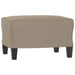 Set de canapele cu perne, 3 piese, gri taupe, microfibră - WALTI WALTI