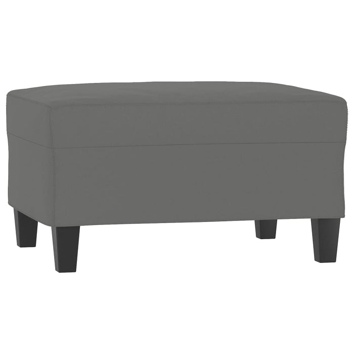 Set de canapele cu perne, 2 piese, gri închis, microfibră - WALTI WALTI