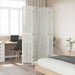 Paravan cameră 4 panouri, alb, lemn masiv paulownia - WALTI WALTI