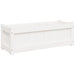 Jardinieră de grădină, alb, 90x31x31 cm, lemn masiv de pin - WALTI WALTI
