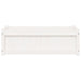 Jardinieră de grădină, alb, 90x31x31 cm, lemn masiv de pin - WALTI WALTI