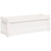 Jardinieră de grădină, alb, 90x31x31 cm, lemn masiv de pin - WALTI WALTI